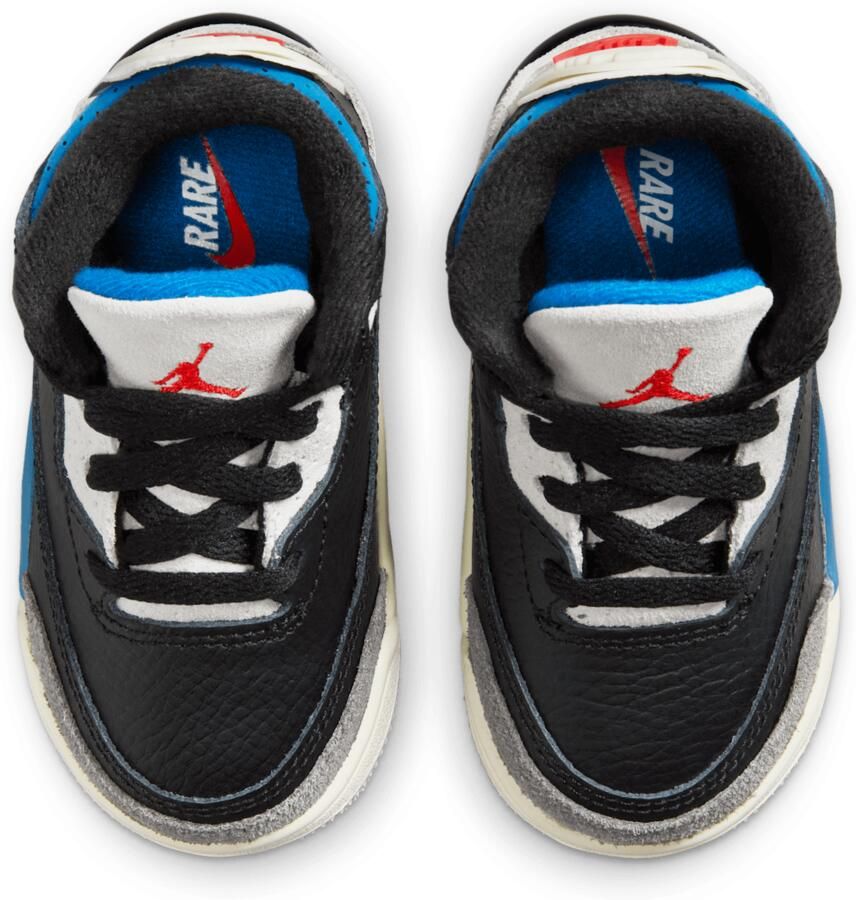 Jordan Aj3 Retro Unisex Schoenen Zwart Maat: 23.5 Leer Foot Locker - Foto 2