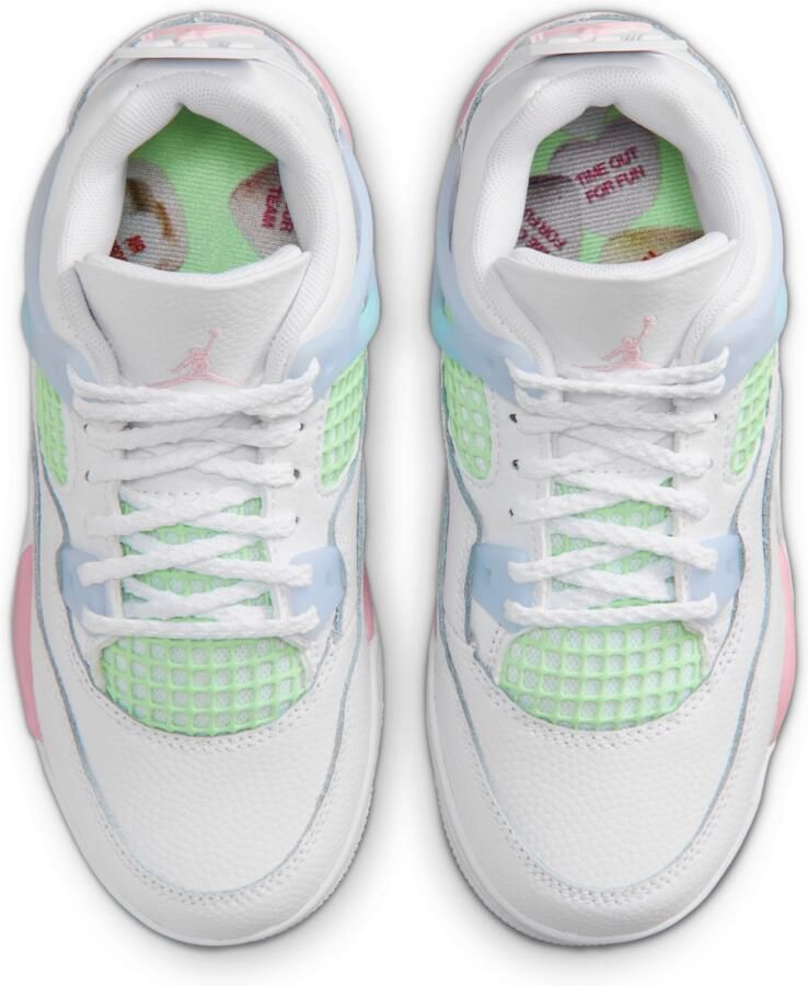 Jordan  4 Retro kleuterschoenen Wit - Foto 2