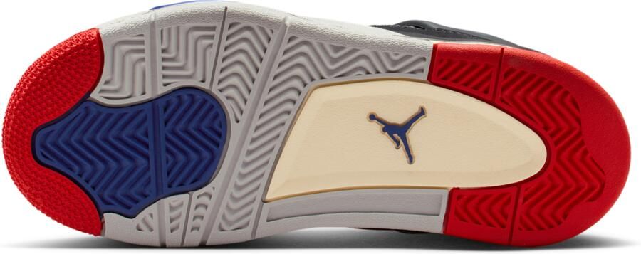 Jordan Retro 4 Unisex Schoenen Zwart Maat: 33.5 Leer Foot Locker - Foto 4