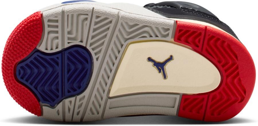 Jordan Retro 4 Unisex Schoenen Zwart Maat: 23.5 Leer Foot Locker - Foto 4