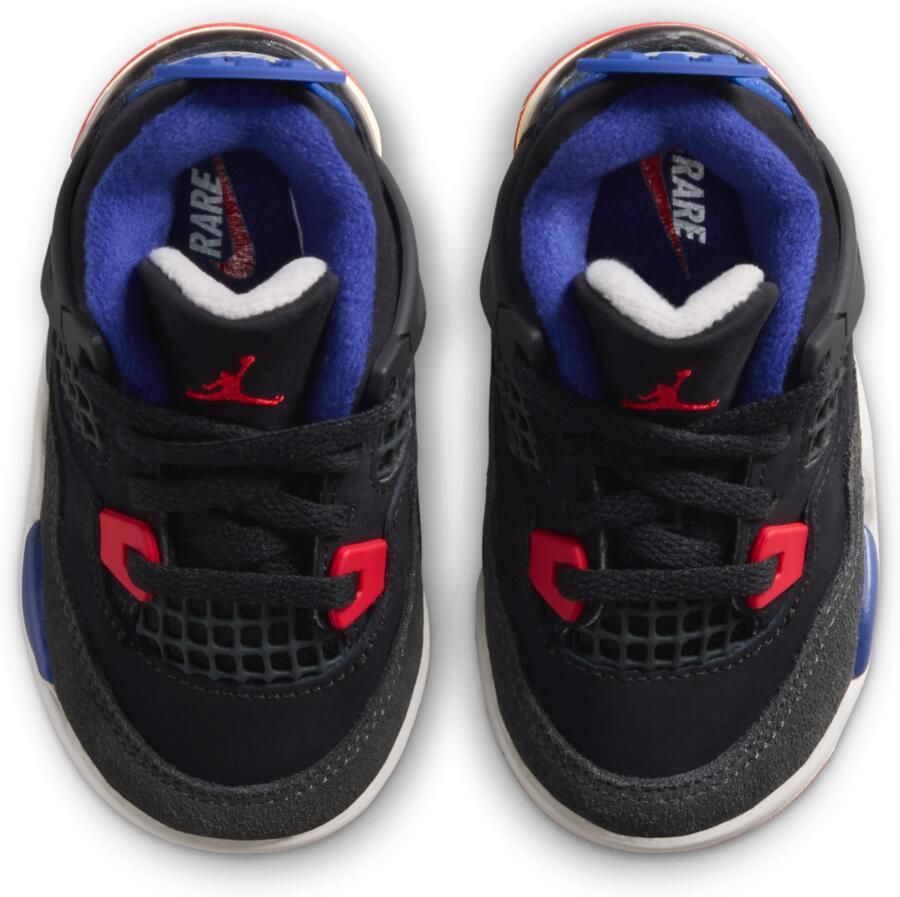 Jordan Retro 4 Unisex Schoenen Zwart Maat: 23.5 Leer Foot Locker - Foto 2