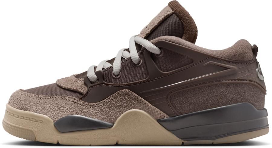 Jordan 4 Rm Peuterschoenen Grijs Mesh Synthetisch