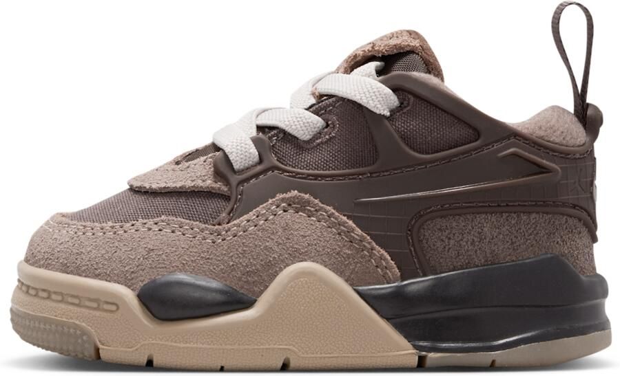 Jordan 4 RM schoenen voor baby's peuters Bruin - Foto 4