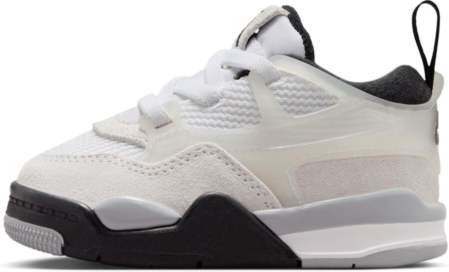Jordan 4 RM schoenen voor baby's peuters Wit