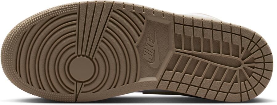 Jordan AJ1 Low Sneakers Dames Bruin Mesh Synthetisch - Foto 4