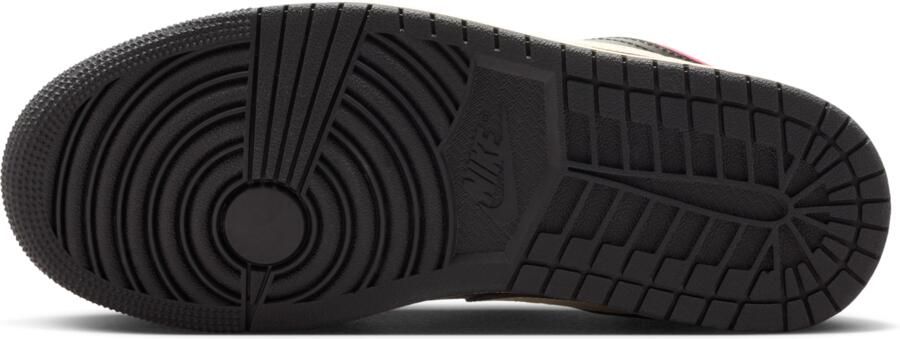 Jordan 1 Low Sneakers Dames Rood Mesh Synthetisch - Foto 4