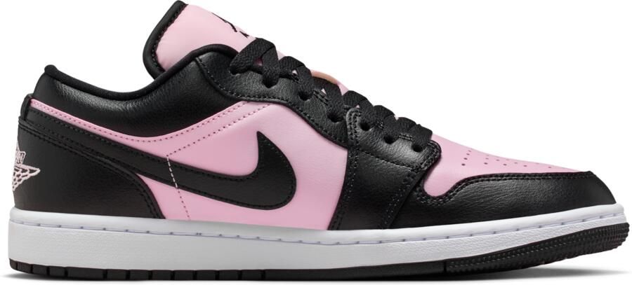 Jordan 1 Low Sneakers Dames Rood Mesh Synthetisch - Foto 3