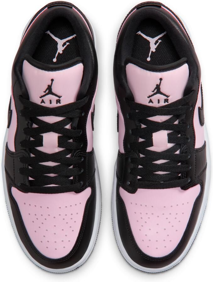 Jordan 1 Low Sneakers Dames Rood Mesh Synthetisch - Foto 2