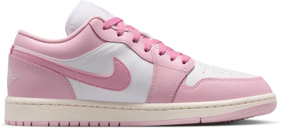 Jordan AJ1 Low Sneakers Dames Rood Mesh Synthetisch - Foto 3