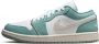 Jordan Aj1 Low Sneakers Dames Wit Leer - Thumbnail 1