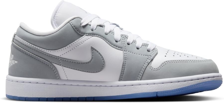 Jordan 1 Low Dames Schoenen White Leer Foot Locker - Foto 4