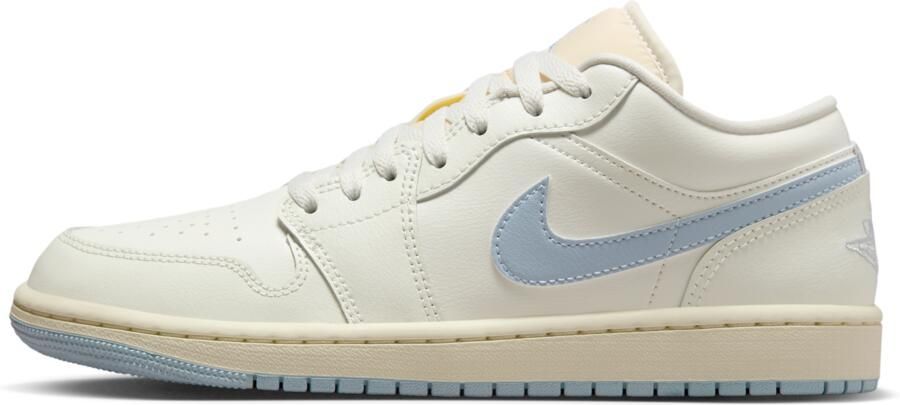 Jordan Aj1 Low Sneakers Dames Beige Mesh Synthetisch - Foto 4