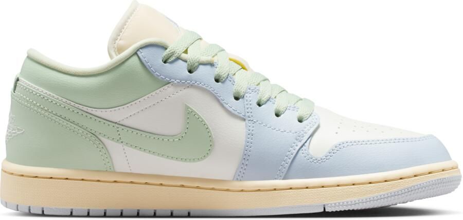 Jordan 1 Low Sneakers Dames Wit Mesh Synthetisch - Foto 3