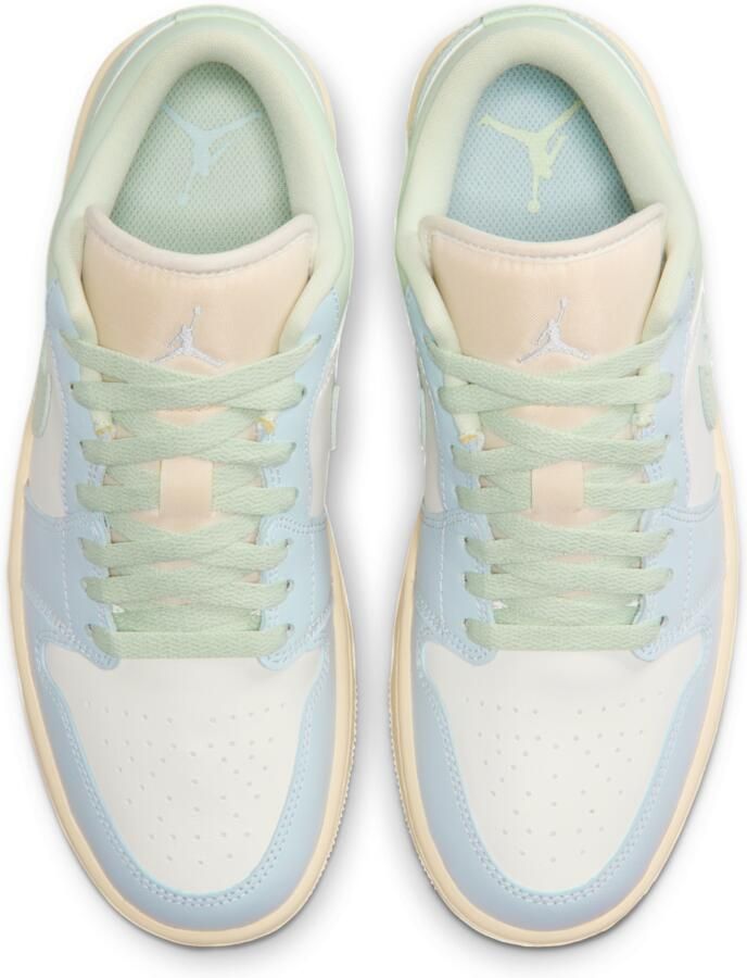 Jordan 1 Low Sneakers Dames Wit Mesh Synthetisch - Foto 2