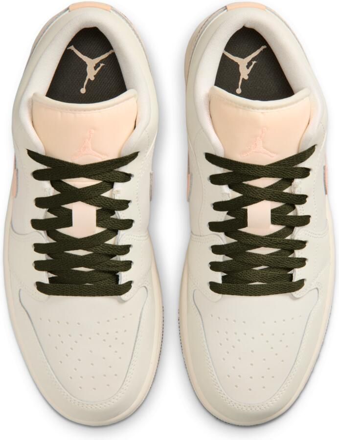 Jordan AJ1 Low Sneakers Dames Wit Mesh Synthetisch - Foto 2