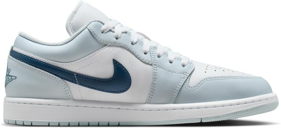 Jordan 1 Low Sneakers Heren Blauw Leer - Foto 3