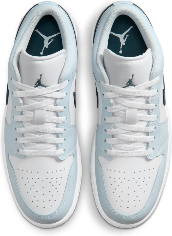 Jordan 1 Low Sneakers Heren Blauw Leer - Foto 2