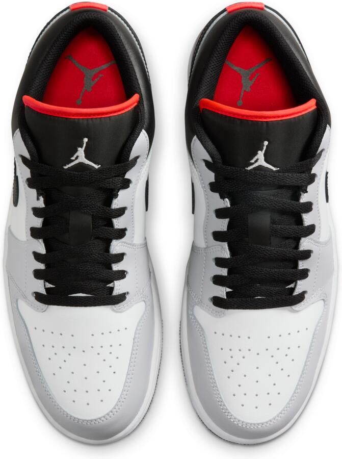 Jordan 1 Low Sneakers Heren Grijs Mesh Synthetisch - Foto 2