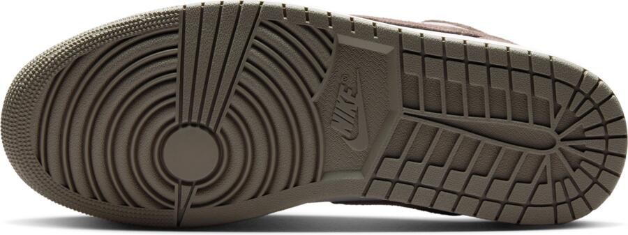 Jordan 1 Low Sneakers Heren Grijs Leer - Foto 4