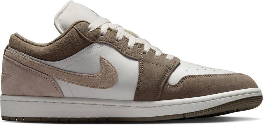 Jordan 1 Low Sneakers Heren Grijs Leer - Foto 3