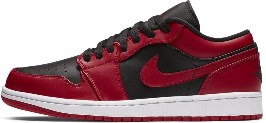 Jordan 1 Low Heren Schoenen Red Leer Foot Locker