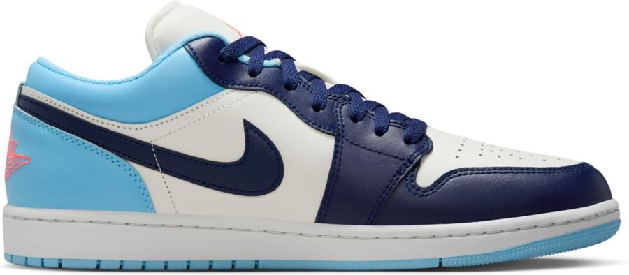 Jordan 1 Low Sneakers Heren Wit Leer - Foto 3