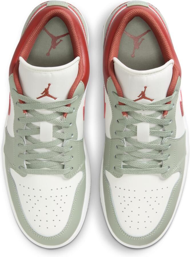 Jordan 1 Low Sneakers Heren Wit Leer - Foto 2