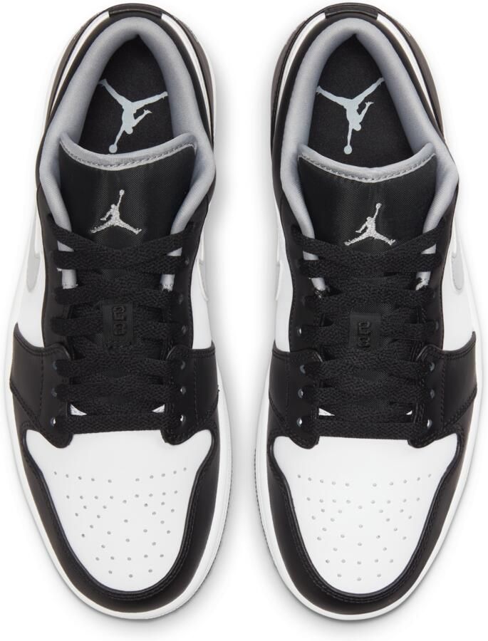 Jordan 1 Low Heren Schoenen Black Leer Foot Locker - Foto 2