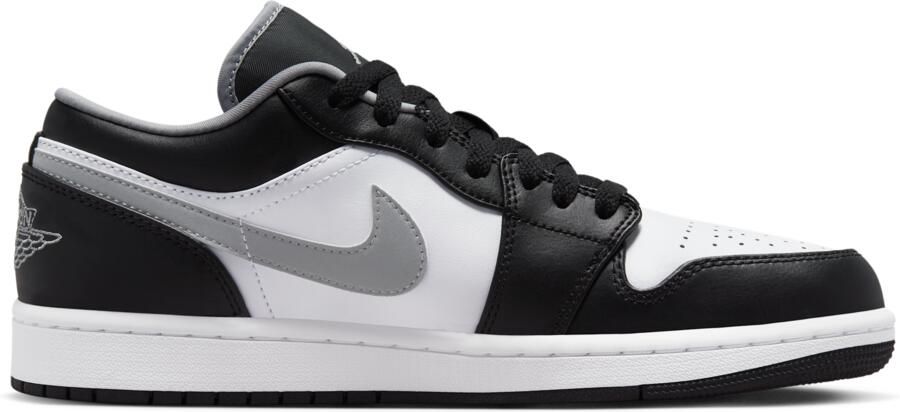 Jordan 1 Low Heren Schoenen Black Leer Foot Locker - Foto 4