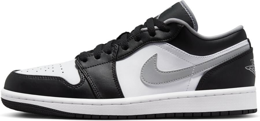 Jordan 1 Low Heren Schoenen Black Leer Foot Locker - Foto 3