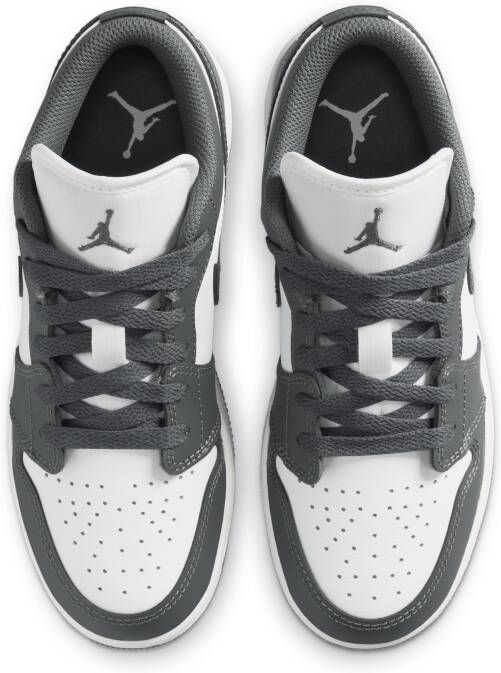 Jordan Aj1 Low Kindersneakers Grijs Leer - Foto 2