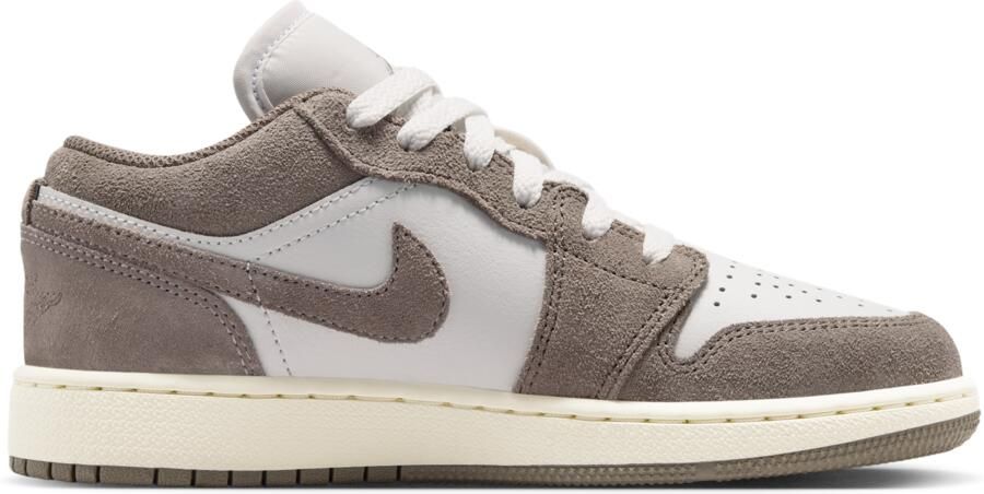 Jordan AJ1 Low Kindersneakers Grijs Leer - Foto 3