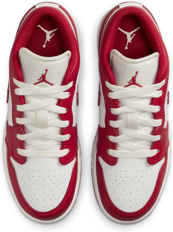 Jordan Aj1 Low Unisex Schoenen Wit Maat: 37.5 Leer Foot Locker - Foto 2