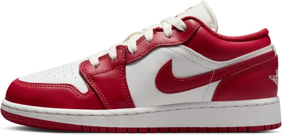Jordan Aj1 Low Unisex Schoenen Wit Maat: 37.5 Leer Foot Locker