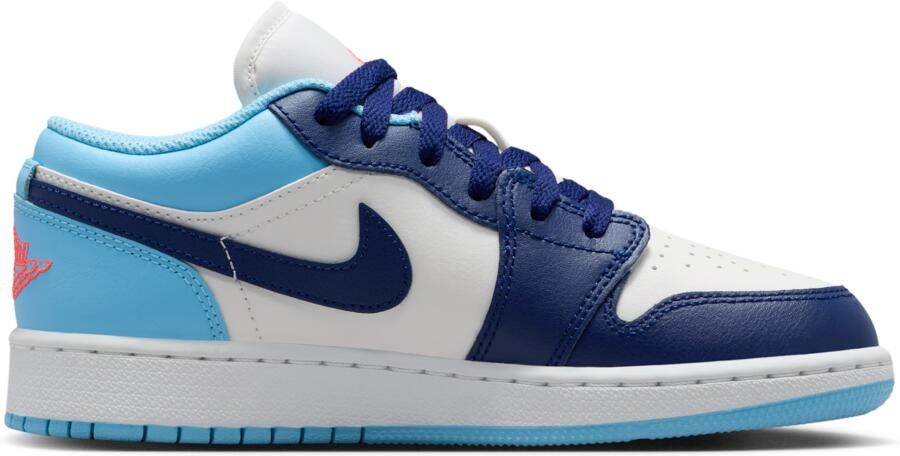 Jordan Aj1 Low Kindersneakers Wit Leer - Foto 2