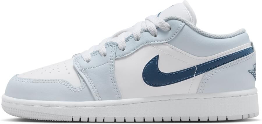 Jordan AJ1 Low Kindersneakers Wit Leer