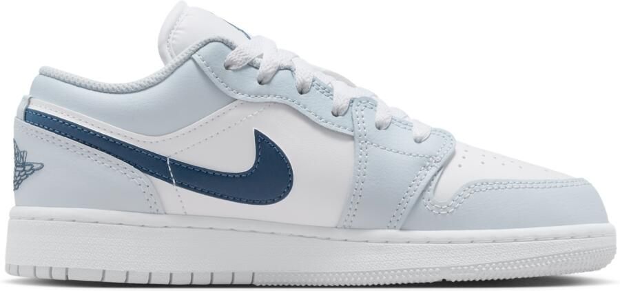 Jordan AJ1 Low Kindersneakers Wit Leer - Foto 3