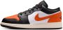 Jordan Aj1 Low Kindersneakers Zwart Leer - Thumbnail 1