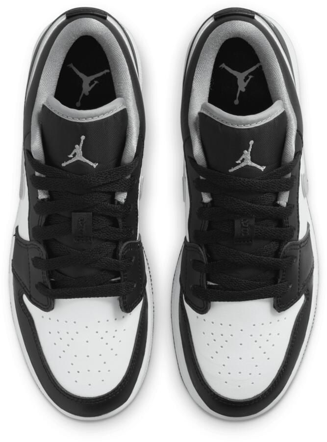 Jordan 1 Low basisschool Schoenen Black Leer 5 Foot Locker - Foto 3