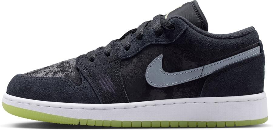 Jordan 1 Low Kindersneakers Zwart Mesh Synthetisch - Foto 4