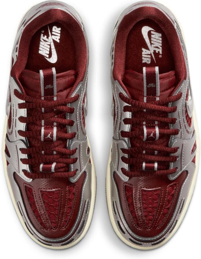 Jordan Air 1 Low Method of Make damesschoenen Rood