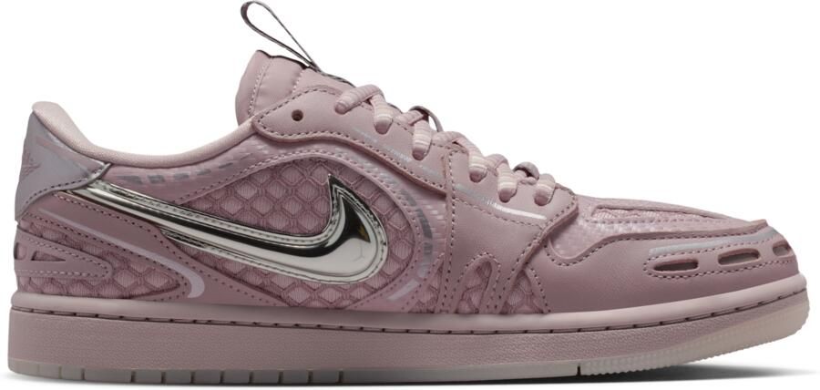 Jordan AJ1 Low Sneakers Dames Roze Mesh Synthetisch - Foto 3