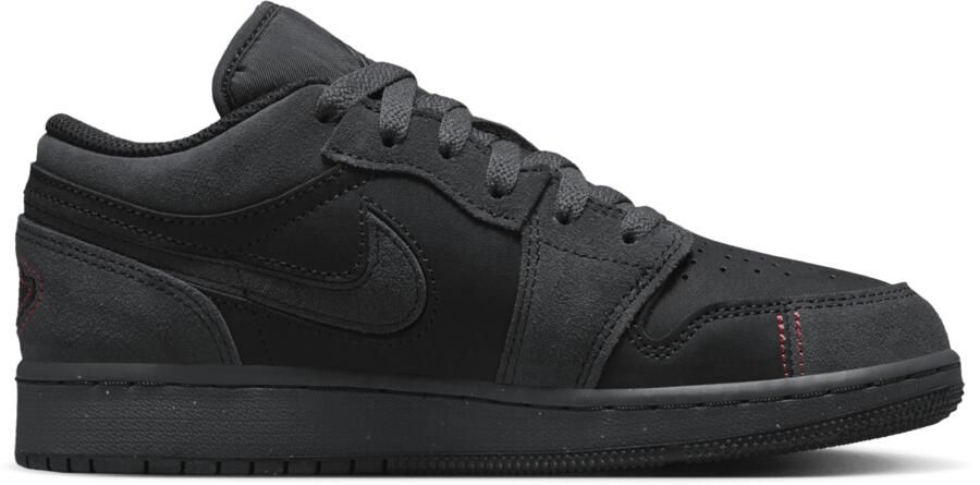 Jordan AJ1 Low Kindersneakers Grijs Mesh Synthetisch - Foto 3