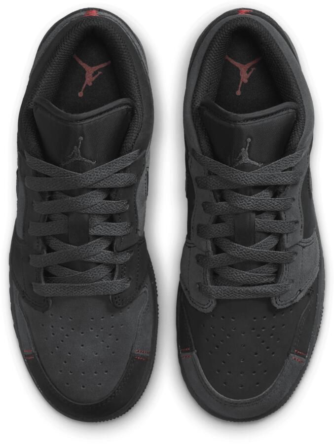 Jordan AJ1 Low Kindersneakers Grijs Mesh Synthetisch - Foto 2