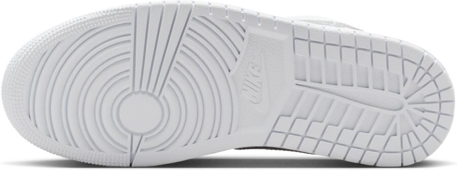 Jordan AJ1 Low Sneakers Dames Wit Leer - Foto 4