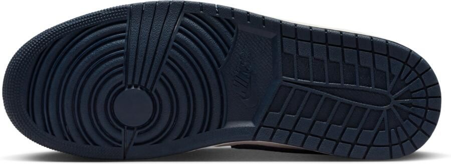 Jordan 1 Low Sneakers Heren Zwart Mesh Synthetisch - Foto 4