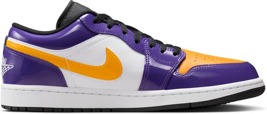 Jordan 1 Low Sneakers Heren Paars Mesh Synthetisch - Foto 3