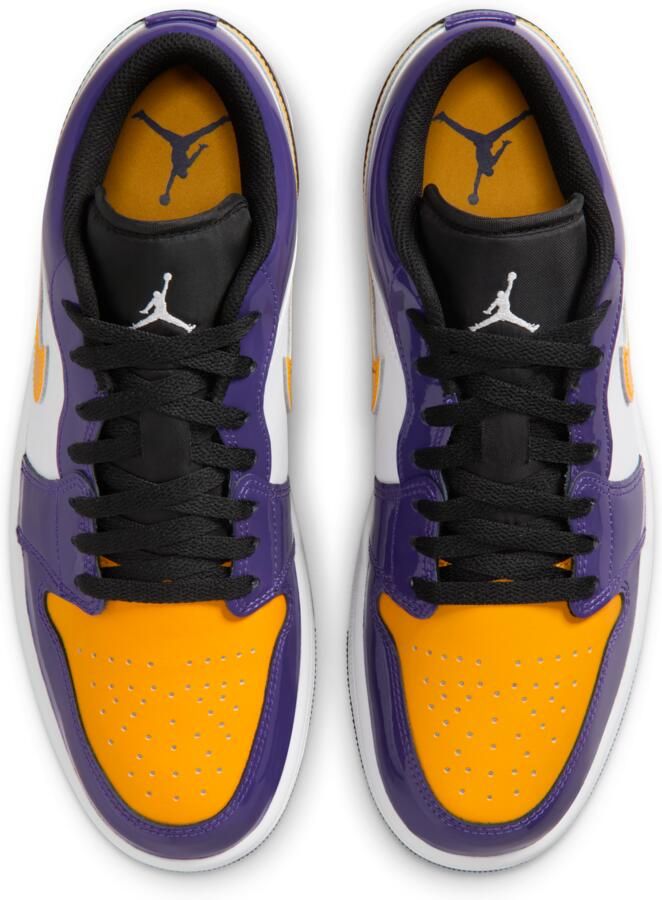 Jordan 1 Low Sneakers Heren Paars Mesh Synthetisch - Foto 2