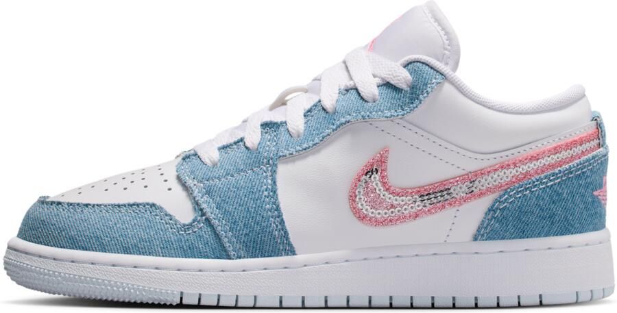 Jordan Air  1 Low SE kinderschoenen Blauw