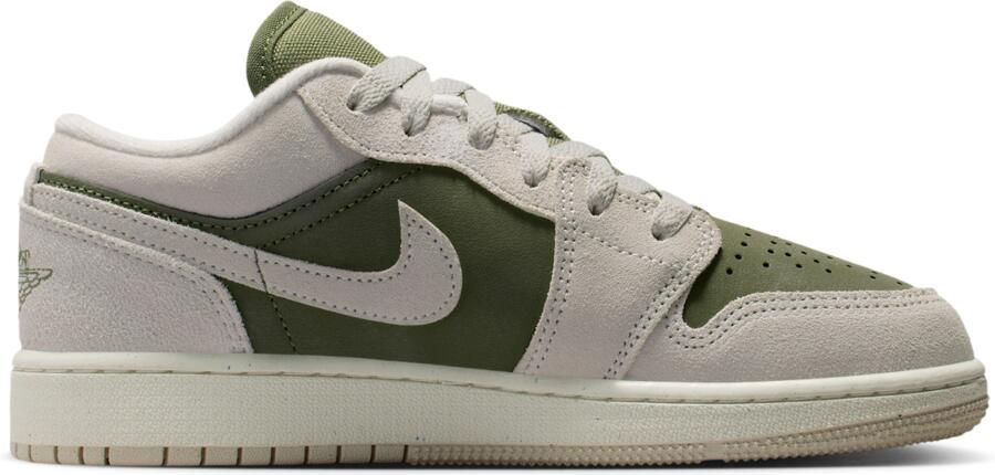 Jordan Aj1 Low Kindersneakers Olijf Leer - Foto 2